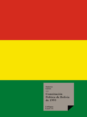 cover image of Constitución Política de Bolivia de 1995
